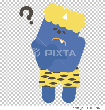 Blue demon with doubts 110627025