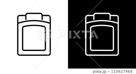 シンプルな布団アイコン 110627468