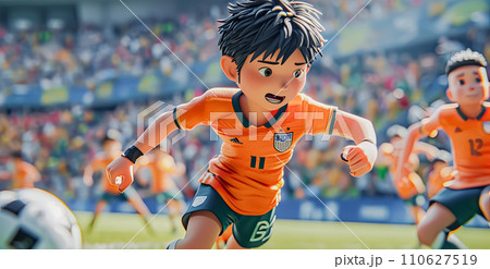 サッカー選手 110627519