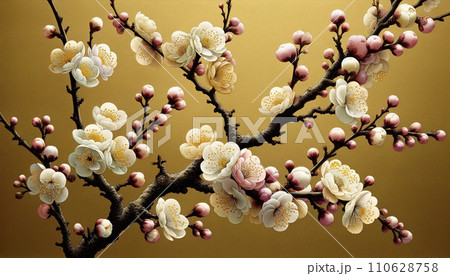 【AI画像】梅の花 【AI画像】梅の花 110628758