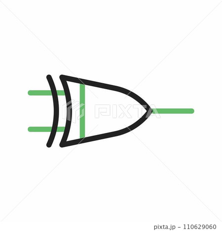 OR Gate icon vector image. OR Gate icon vector image. 110629060