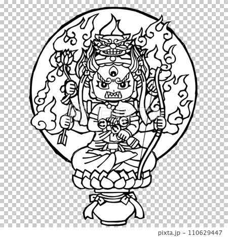 Aizen Myoo Monochrome Aizen Myoo Monochrome 110629447