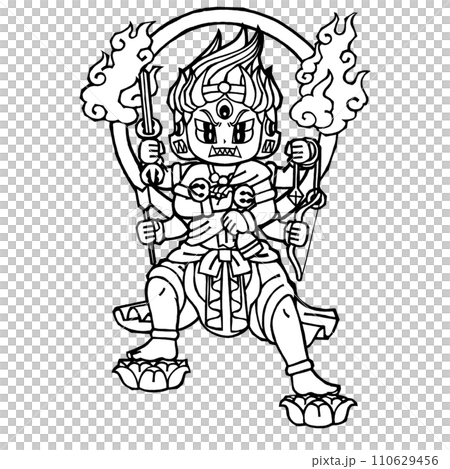 金剛夜叉 Myoo,單色 金剛夜叉 Myoo,單色 110629456