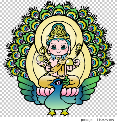 Peacock Myoo (opened eyes) Peacock Myoo (opened eyes) 110629469