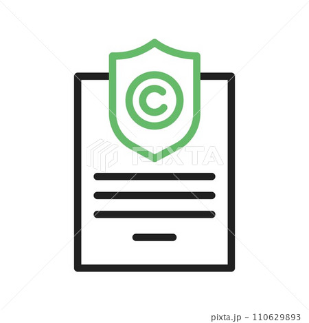 Copyright icon vector image. 110629893