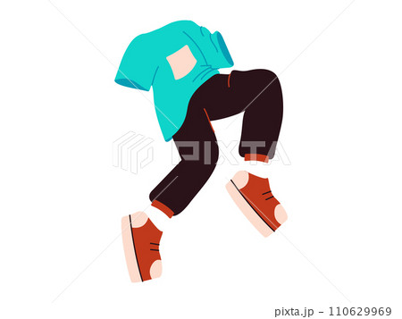 Clothes vector illustration. Sustainable fashion promotes environmentally friendly apparel choices, encouraging responsible consumer behavior The clothes metaphor serves as dynamic canvas 110629969