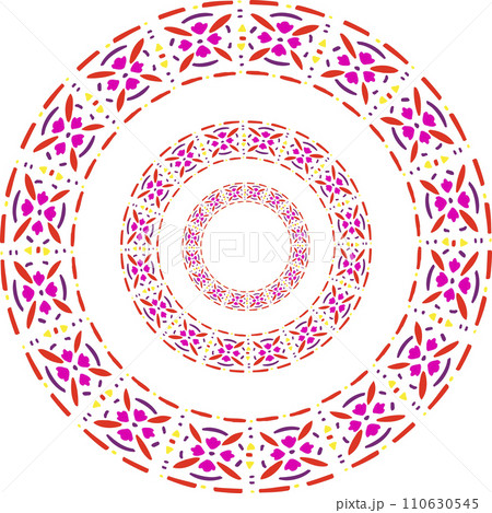 Abstract sign for tattoos. The illustration is very colorful, so that different sensations appear Abstract sign for tattoos. The illustration is very colorful, so that different sensations appear 110630545