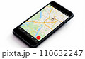 GPS Mobile Phone in white background  110632247