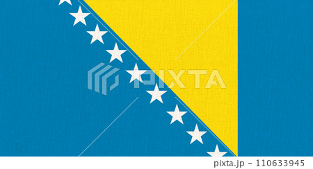 Flag of Bosnia and Herzegovina. Bosnia and Herzegovina national flag 110633945