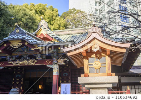 神社仏閣 金王八幡宮の社殿 東京都渋谷区 神社仏閣 金王八幡宮の社殿 東京都渋谷区 110634692