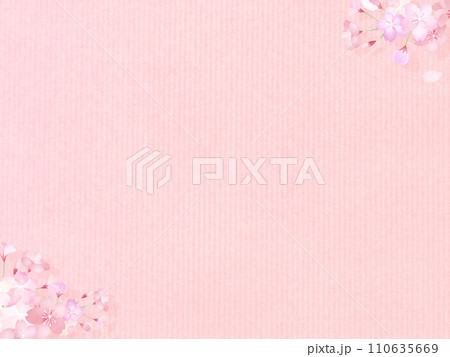 やさしい春の背景素材 110635669