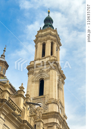 Basilica and cathedral of El Pilar, Zaragoza, Spain. Basilica and cathedral of El Pilar, Zaragoza, Spain. 110635707