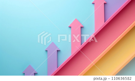 AI art rise, UP, improve illustration 向上心をイメージ AI art rise, UP, improve illustration 向上心をイメージ 110636582