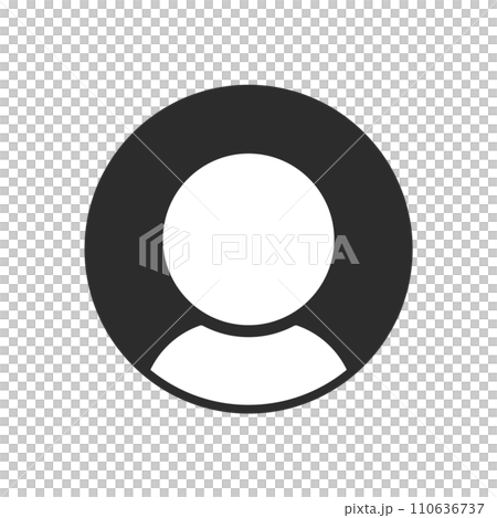 シンプルな初期設定のユーザーアイコン - 初期アイコン･SNSのイメージ素材   110636737