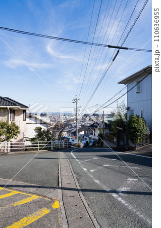 磐田市のかぶと塚公園付近の風景(静岡県) 110636955