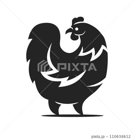 Hen Logo template Isolated. Brand Identity. Icon Abstract Vector graphic Hen Logo template Isolated. Brand Identity. Icon Abstract Vector graphic 110638612