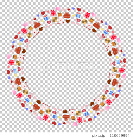colorful heart pattern frame colorful heart pattern frame 110639994