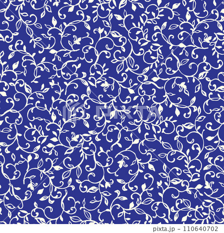 シームレスな唐草オーナメントの柄, 110640702
