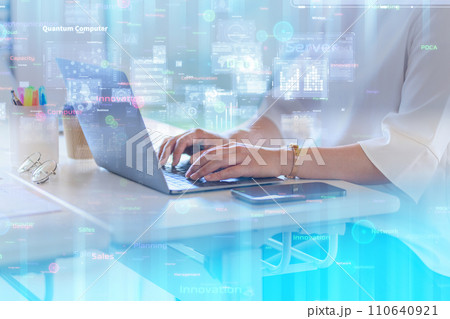 ビジネスシーンの女性イメージポートレート 110640921