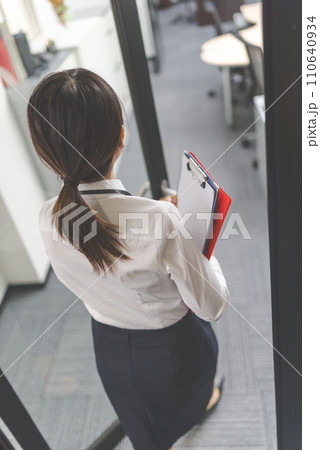 企業のオフィスでのビジネスシーン 企業のオフィスでのビジネスシーン 110640934