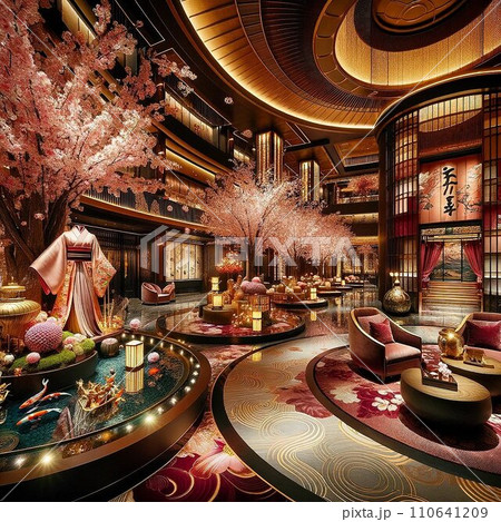 豪華絢爛なイメージの和空間 110641209