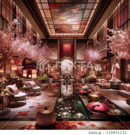豪華絢爛なイメージの和空間 豪華絢爛なイメージの和空間 110641212
