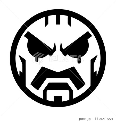 Angry Face Vector Design Angry Face Vector Design 110641354