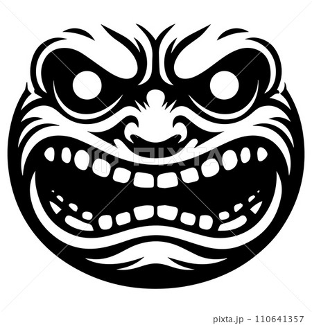 Angry Face Vector Design Angry Face Vector Design 110641357