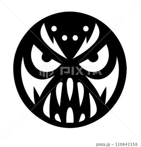 Angry Face Vector Design 110641358