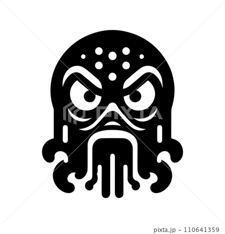 Angry Face Vector Design 110641359