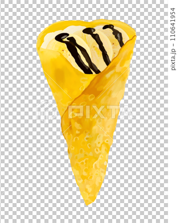 クレープ（バナナ） 110641954