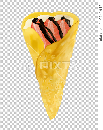 クレープ（いちご） 110641955