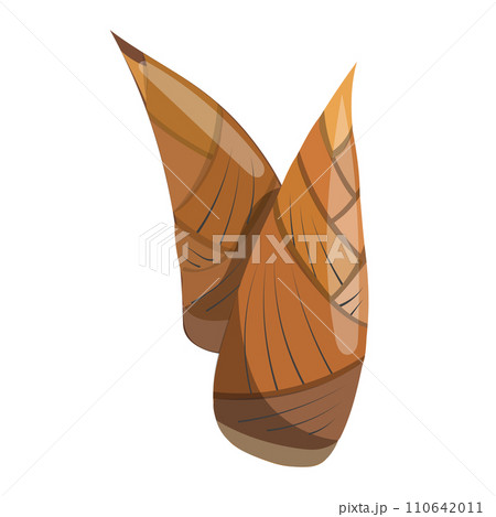 新鮮なタケノコのイラスト素材 新鮮なタケノコのイラスト素材 110642011