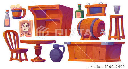 Western bar furniture set 110642402