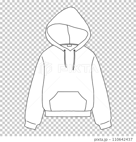 パーカー・線画 110642437