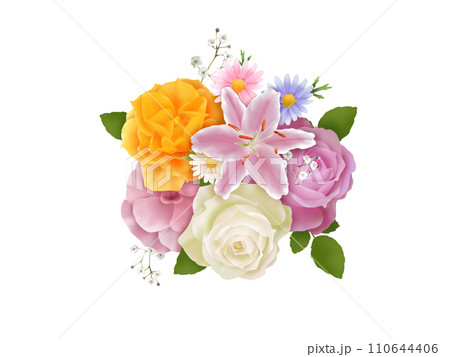 ブーケ（レースなし）　A（PNG） 110644406