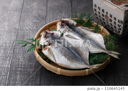 天日干し 真あじの開き 天日干し 真あじの開き 110645145