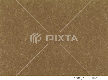 野毛を散らした、コーヒー色のデザイン和紙 110645286