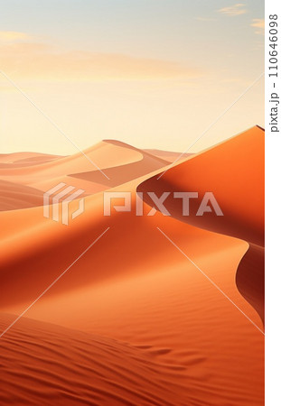 sand wave is blown from one spot in the dunes of namibia sand 110646098
