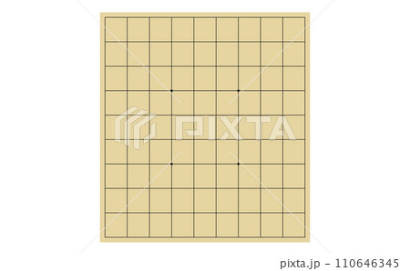 上から見た将棋盤 上から見た将棋盤 110646345