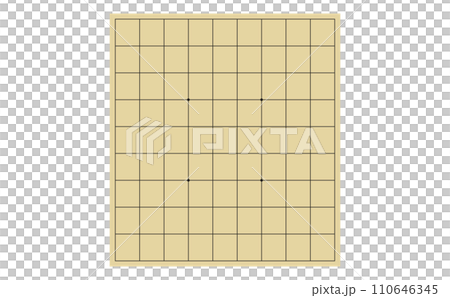 上から見た将棋盤 上から見た将棋盤 110646345