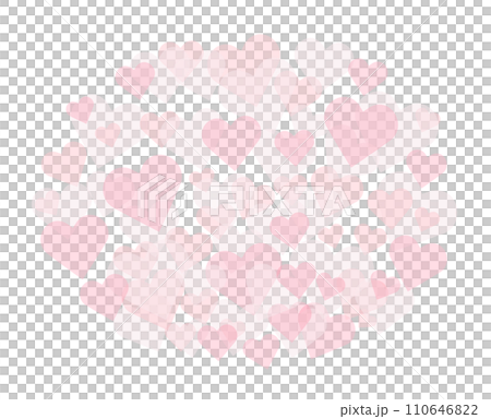 Vector illustration image of pink hearts that can be used for Valentine's Day Vector illustration image of pink hearts that can be used for Valentine's Day 110646822