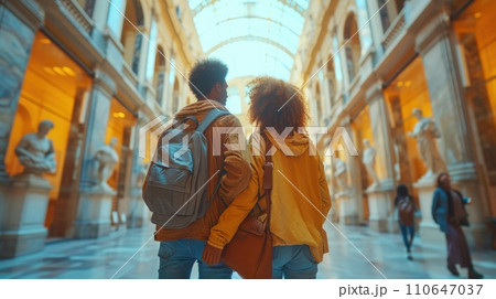 Couple celebrating milestones, their affection evident in warm, tight embraces 110647037