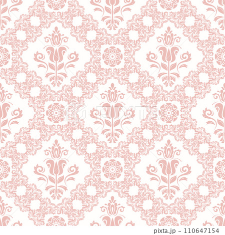 Orient Damask Seamless Background With Arabesques Orient Damask Seamless Background With Arabesques 110647154