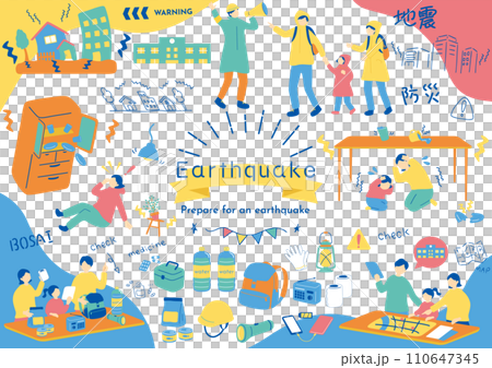 人們為大地震做準備 110647345