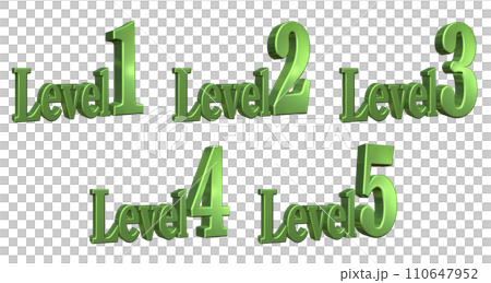 3DCG characters [Level1/Level2/Level3/Level4/Level5] Green, Green 110647952