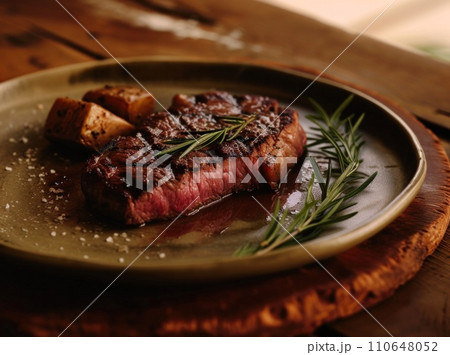 big game steak is not for lunch 110648052