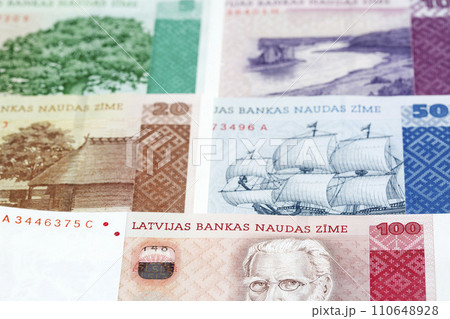 Latvian lats a business background 110648928