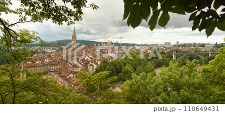 Panorama of Bern old town the capital of Switzerland, 110649431