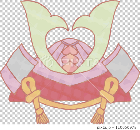 Illustration of a helmet in light colors (Boys' Festival/Children's Day) Illustration of a helmet in light colors (Boys' Festival/Children's Day) 110650978
